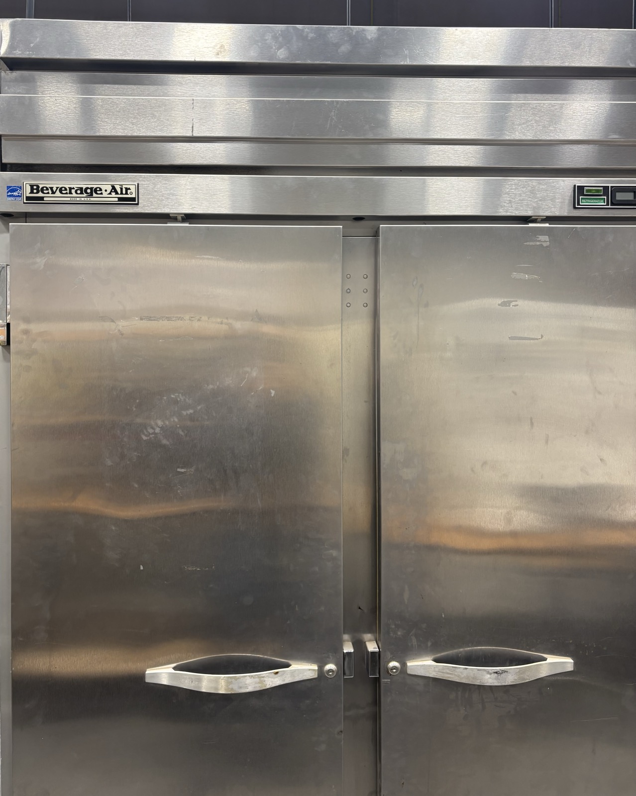 Commercial reach-in refrigerator serviced by A&J HVAC